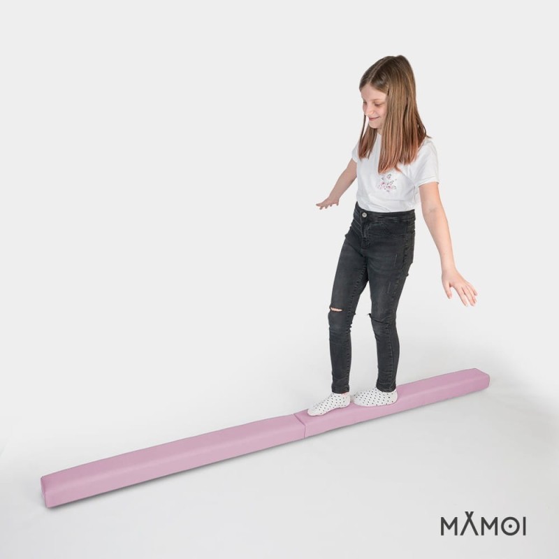 Belka gimnastyczna dla dzieci różowa 200cm