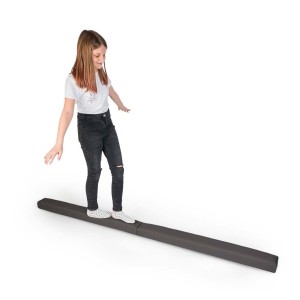 Belka gimnastyczna dla dzieci szara 200cm