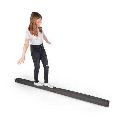 Belka gimnastyczna dla dzieci szara 200cm