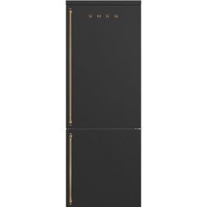 Smeg COLONIALE Chłodziarko-zamrażarka wolnostojąca Antracytowy FA8005RAO6