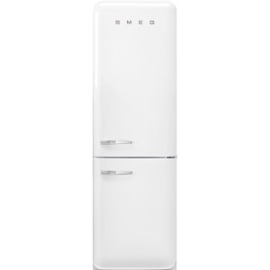Smeg 50'S STYLE Chłodziarko-zamrażarka FAB32RWH6 Biały, chromowane uchwyty