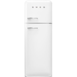 Smeg 50'S STYLE Chłodziarko-zamrażarka FAB30RWH6 Biały, chromowane uchwyty