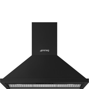 Smeg UNIVERSAL Okap przyścienny Czarny mat KPF94MB