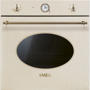 Smeg COLONIALE Piekarnik elektryczny Owsiany SF68C1AVO mosiężny