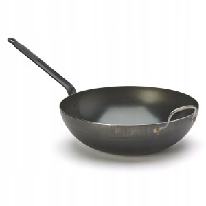 Wok BLUE CARBON 32 cm De Buyer