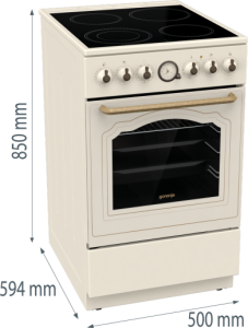 Gorenje Classico Kuchnia elektryczna, 50 cm GECS5B70CLI