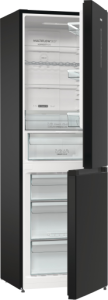 Gorenje Lodówka/zamrażarka 185x60x59.2 cm, Czarny NRK6192ABK4