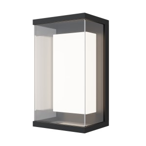 Maytoni Outdoor Baker Street Lampa ścienna (kinkiet) O021WL-L10B3K Black