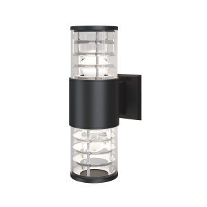 Maytoni Outdoor Bronx Lampa ścienna O576WL-02B Black