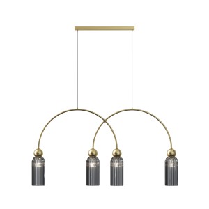 Maytoni Modern Antic Lampa wisząca MOD302PL-04GR Gold