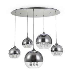Maytoni Modern Fermi Lampa wisząca P140-PL-170-5-N Nickel