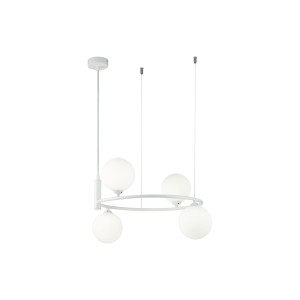 Maytoni Modern Ring Lampa wisząca MOD013PL-04W White