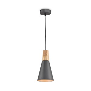 Maytoni Modern Bicones Lampa wisząca P359-PL-140-C Grey