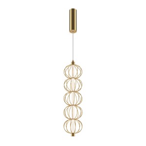 Maytoni Modern Golden Cage Lampa wisząca MOD216PL-L10G3K Gold
