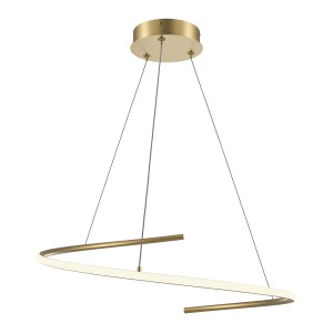 Maytoni Modern Curve Lampa wisząca MOD242PL-L33BSK Brass