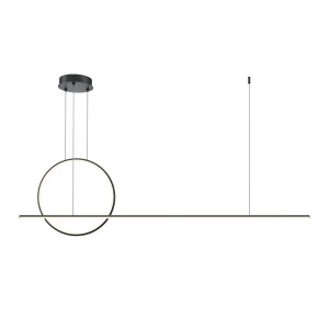 Maytoni Modern Halo Lampa wisząca MOD247PL-L49BK Black