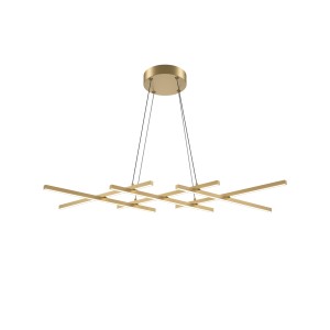 Maytoni Modern Halo Lampa wisząca MOD244PL-L50BSK Brass