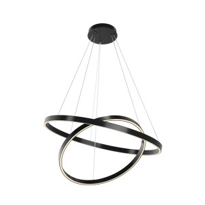 Maytoni Modern Rim Lampa wisząca MOD058PL-L74BK Black