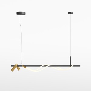 Maytoni Modern Tau MOD166PL-L30GB3K Black and gold