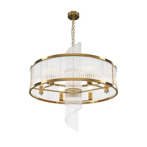 Maytoni Modern Frame Lampa wisząca MOD174PL-06G Gold
