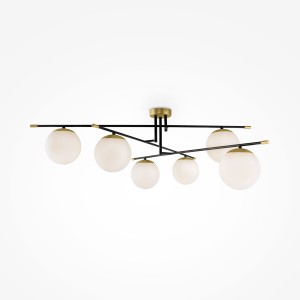 Maytoni Modern Nostalgia Lampa sufitowa MOD048CL-06G Black and gold