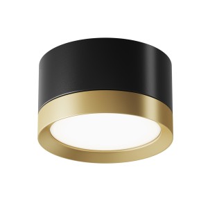 Maytoni Technical Hoop Lampa sufitowa C086CL-GX53-SRD-BG Black with gold