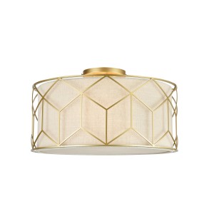 Maytoni Classic Messina Lampa sufitowa H223-PL-03-G Gold