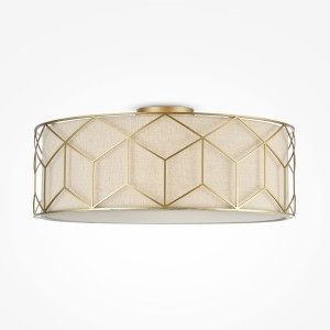 Maytoni Classic Messina Lampa sufitowa H223-PL-05-G Gold