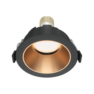 Maytoni Technical Share Lampa wpuszczana DL053-01BMG Black and matte gold