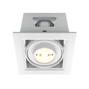Maytoni Technical Metal Modern Lampa wpuszczana DL093-01-10W3K-W White
