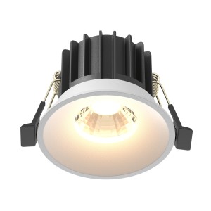 Maytoni Technical Round Lampa wpuszczana DL058-12W3K-W White