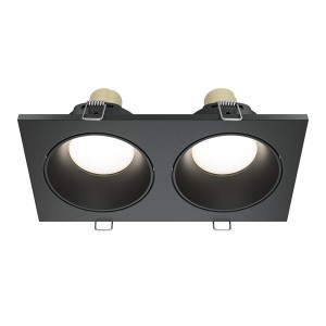 Maytoni Technical Zoom Lampa wpuszczana DL033-2-02B Black
