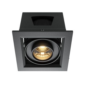 Maytoni Technical Metal Modern Lampa wpuszczana DL093-01-10W3K-B Black