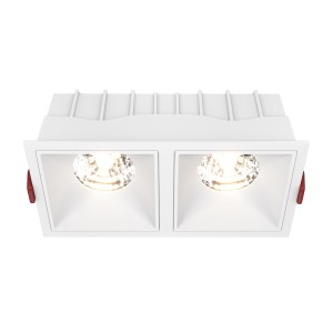 Maytoni Technical Alfa LED Lampa wpuszczana DL043-02-15W3K-SQ-W White