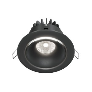 Maytoni Technical Yin Lampa wpuszczana DL031-L12W4K-D-B Black