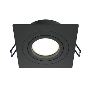 Maytoni Technical Atom Lampa wpuszczana DL024-2-01B Black