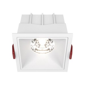 Maytoni Technical Alfa LED Lampa wpuszczana DL043-01-15W4K-D-SQ-W White