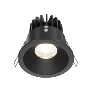 Maytoni Technical Zoom Lampa wpuszczana DL034-L12W4K-D-B Black
