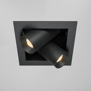 Maytoni Technical Magnum Lampa wpuszczana DL094-02-7W3K-B Black