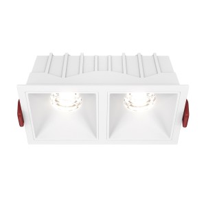 Maytoni Technical Alfa LED Lampa wpuszczana DL043-02-10W4K-SQ-W White