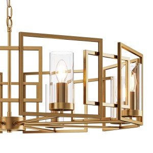 Maytoni Classic Bowi Lampa wisząca H009PL-08G Gold