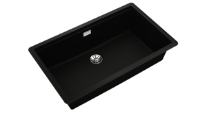 Teka zlewozmywak syntetyczny RADEA R10 70.40 M-TG BLACK CARBON 115230054