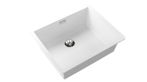 Teka zlewozmywak syntetyczny RADEA R10 50.40 M-TG WHITE 115230053