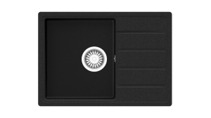 Teka zlewozmywak syntetyczny COMFOR 45 S-TQ 1B 1D REV 2Ø AUTO WST ONYX BLACK 115350000