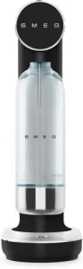 Saturator do wody gazowanej czarny mat 800ml bez prądu Smeg SKC01BLM