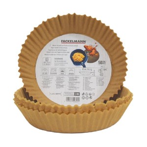 Jednorazowe foremki papierowe do airfryera o średnicy 16 cm 50 szt