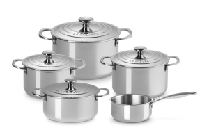 Le Creuset 3-PLY PLUS Zestaw 5 Szt. Naczyń ze Stali Nierdzewnej 96605300000000