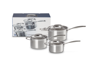Le Creuset 3-PLY Zestaw 3 Rondli Stal Nierdzewna 16-20 cm 96209000001000
