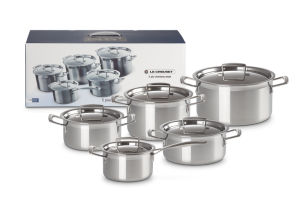 Le Creuset 3-PLY Zestaw 5 Naczyń do Gotowania Stal Nierdzewna 96209400001000