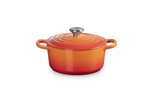 Le Creuset Brytfanna Okrągła 18cm Płomienny, Kolekcja Signature 21177180902430